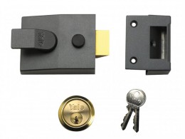 Yale Locks 88 Standard Nightlatch DMG Brass Cylinder 60mm Backset Boxed £38.34